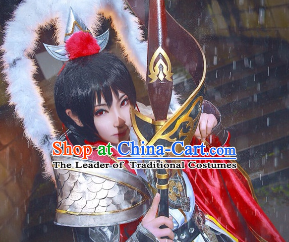 Chinese Costume Superhero Armor Cosplay Costumes China Traditional Armors Complete Set