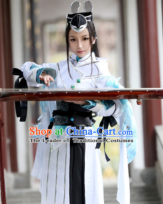 Chinese Costume Superheroine Cosplay Costumes China Traditional Armors Complete Set for Men Women Kids Adults