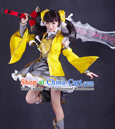 Chinese Costume Superhero Armor Cosplay Costumes China Traditional Armors Complete Set