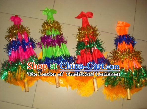 Traditional Dance Props Flower Umbrella Yangge Dancing Prop Folk Decorations for Men Women Adults
