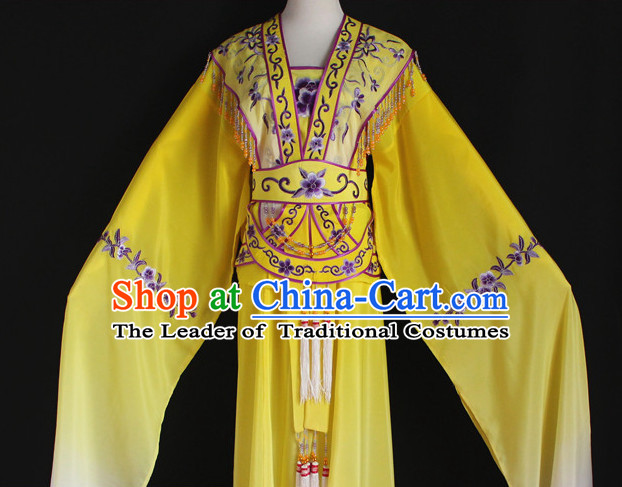 Ancient Asian Stage Performance Long Sleeve Beauty Dance Costumes