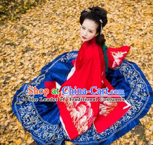 Traditional Chinese Ancient Ming Dynasty Princess Clothing Garments Suits Dresses Complete Set for Women