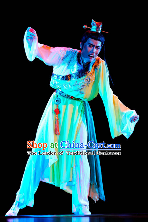 Chinese Classical Dance Costume Folk Dancing Costumes Traditional Chinese Dance Costumes Asian Dance Costumes Complete Set for Men