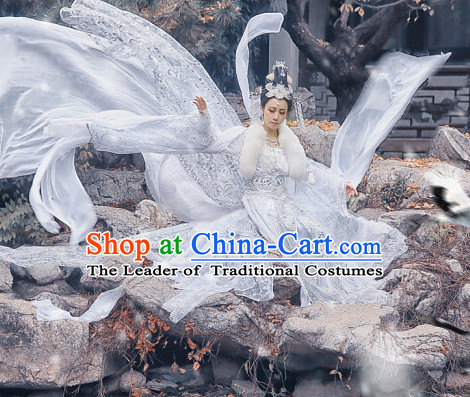 Ancient Chinese Style Fairy Beauty Cosplay Garment Costumes Clothing for Women