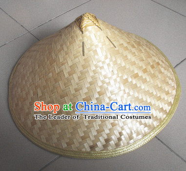 Traditional Chinese Dance Bamboo Hat for Adults and Children