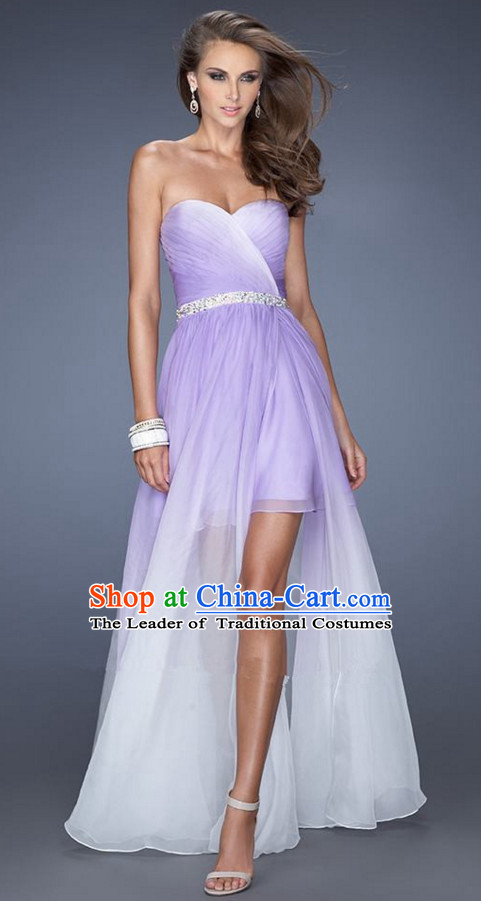 Summer Color Changing Evening Dress Gradient Skirt for Women and Girls
