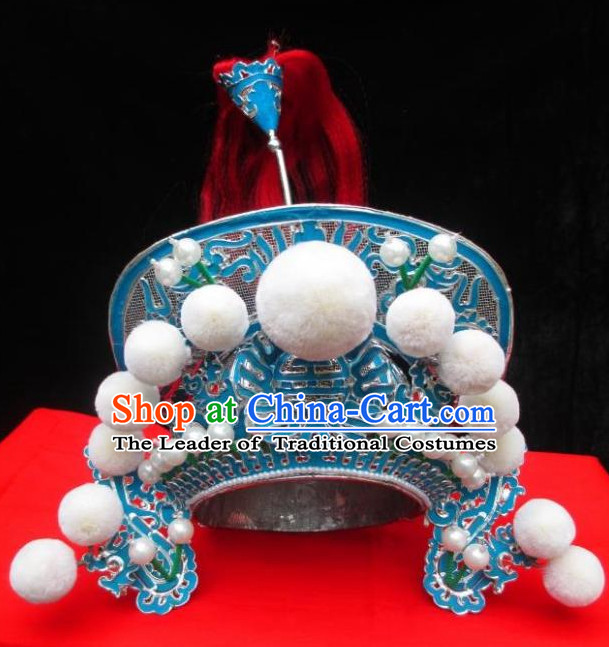 Chinese Opera Peking Opera Famous Operas Beijing Opera Jingju General Hat Headwear