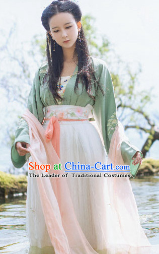 Chinese Traditional Oriental Dress Hanfu Clothing Asian Dresses Fashion Cheongsam Dress China Clothing