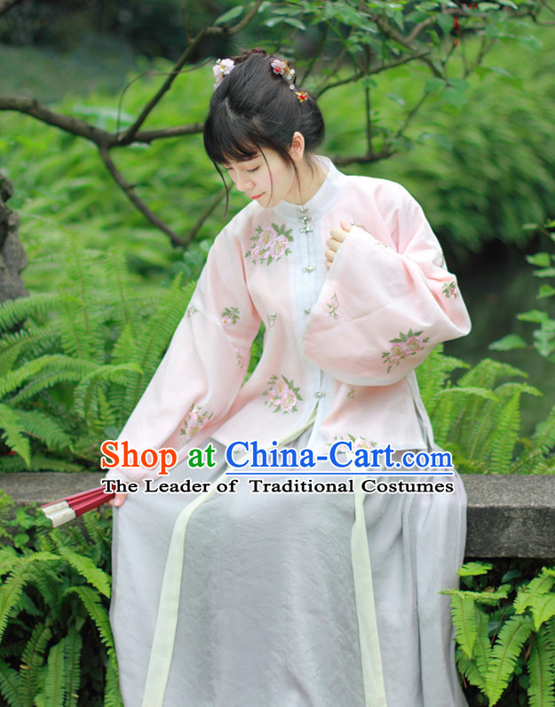 Chinese Traditional Dress Hanfu Costume China Kimono Robe Ancient Chinese Clothing National Costumes Gown Wear