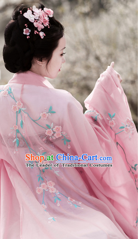 Chinese Traditional Dress Hanfu Costume China Kimono Robe Ancient Chinese Clothing National Costumes Gown Wear