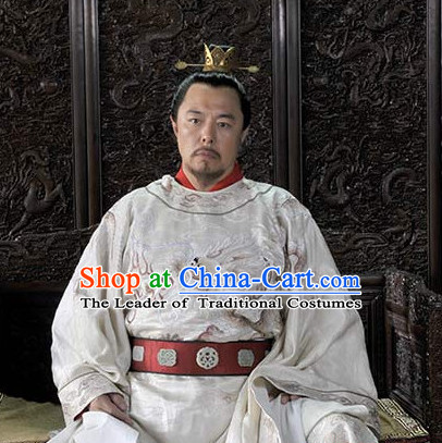 Chinese Traditional Emperor King Dress Hanfu Costume China Kimono Robe Ancient Chinese Clothing National Costumes Gown Wear for Men