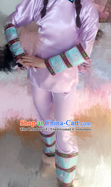 Qing Dynasty Emperor's Concubine Inside Clothing Pajamas Complete Set for Women
