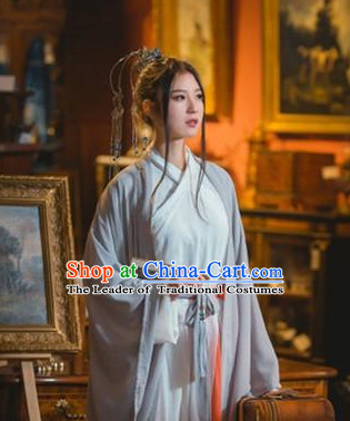 Ancient Chinese Drama Scene Costume Clothing Complete Set for Women or Men