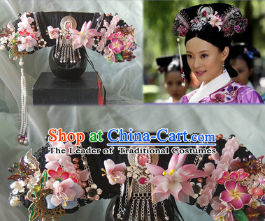 Qing Dynasty Imperial Royal Quene Phoenix Hairstyle Manchu Hairstyle Chinese Oriental Hairstyles
