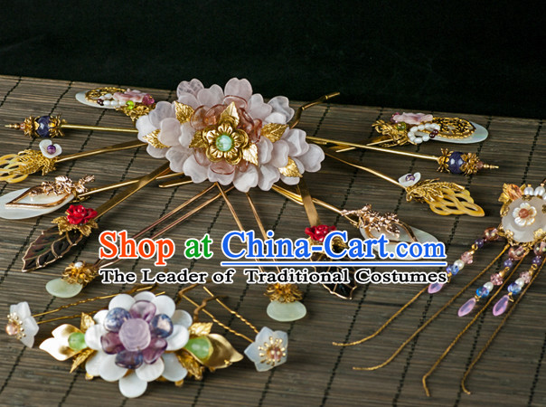 Chinese Imperial Quene Crown Empress Hairpins Hair Accessories Hairstyle Chinese Oriental Hairstyles Headpieces Wigs