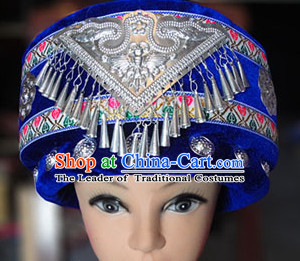 Chinese Miao Folk Ethnic Hat for Women