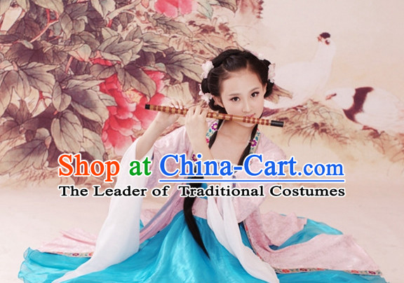 Chinese Traditional Dancer Costumes Complete Set
