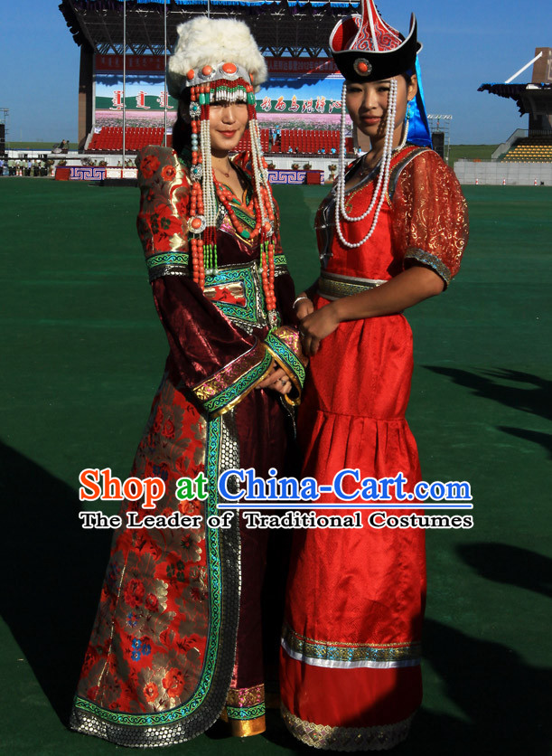 Ancient Mongolian Clothing Traditional Mongolian Clothing Folk Garment for Women