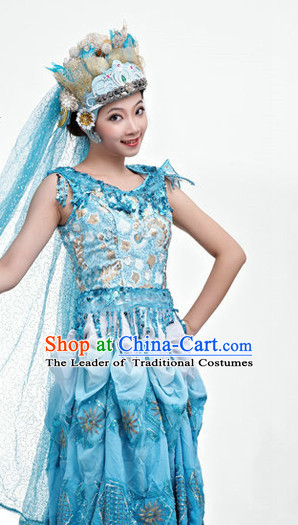 Traditional Chinese Classical Dance Costumes for Girls