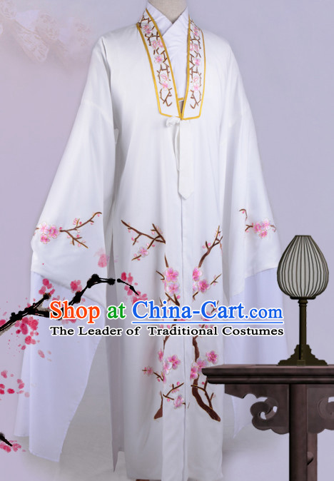 Chinese Opera Costumes Huangmei Opera Stage Performance Costume Chinese Traditional Water Sleeve Costume Drama Costumes and Hat Complete Set