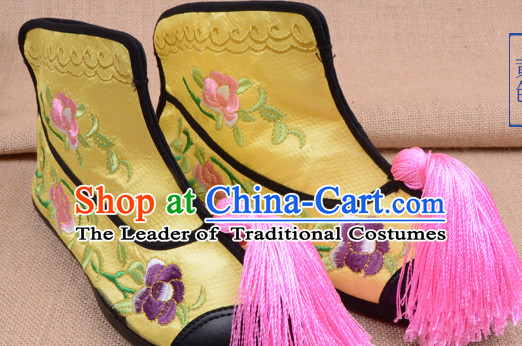 Handmade Chinese Opera Shoes Stage Performance Shoes Classical Shoes