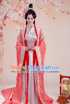 Traditional Chinese Ancient Princess Dresses Complete Set for Women