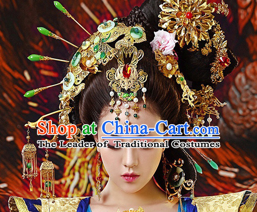 Handmade Chinese Empress Hair Accessories Complete Set for Women
