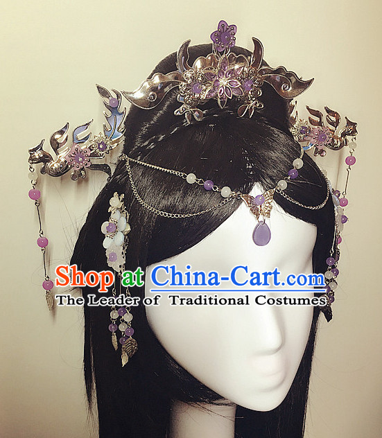 Handmade Chinese Fairy Hair Accessories Hair Ornaments Hair Pieces for Women