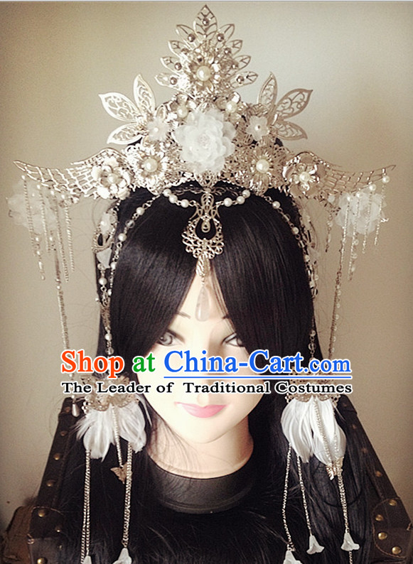 Handmade Chinese Fairy Hair Accessories Hair Ornaments Hair Pieces for Women