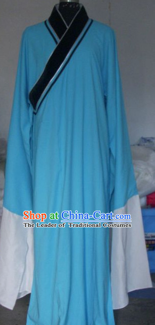 Chinese Traditional Long Sleeve Robe for Men