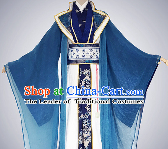 Traditional Chinese Ancient Prince Clothing Complete Set for Men