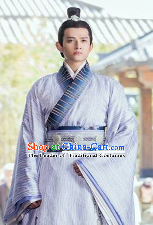 Chinese Prime Minister Men's Clothing _ Apparel Chinese Traditional Dress Theater and Reenactment Costumes and Headwear Complete Set