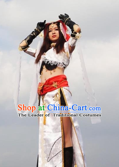 Chinese Traditional Hanfu Cosplay Costume Chinese Cosplay Hanfu Halloween Costume Party Costume Fancy Dress