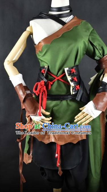 Chinese Traditional Hanfu Knight Cosplay Costume Chinese Cosplay Hanfu Halloween Costume Party Costume Fancy Dress