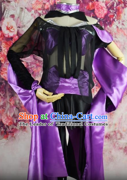 Chinese Traditional Hanfu Queen Cosplay Costume Chinese Cosplay Hanfu Halloween Costume Party Costume Fancy Dress