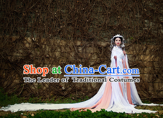 Ancient Chinese Fairy Costumes Complete Set for Women