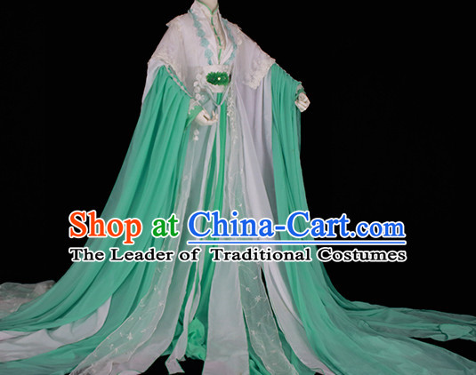 Ancient Chinese Fairy Style Costumes Imperial Princess Outfits Complete Set for Women