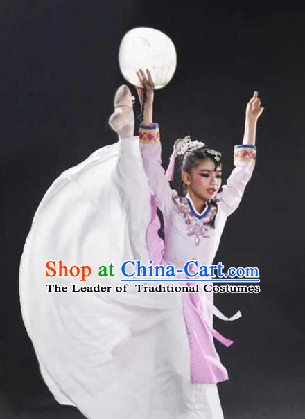 Chinese Traditional Fan Dance Costumes for Women Customized Dance Dresses Dancing Wear Complete Set for Kids