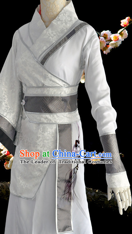 Ancient Chinese Scholar Costumes Complete Set for Men