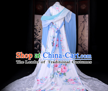 Ancient Chinese Stage Palace Princess Costume National Costume Halloween Costumes Hanfu Chinese Dresses Chinese Clothing