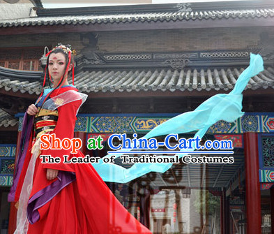 Ancient Chinese Stage Palace Princess Costume National Costume Halloween Costumes Hanfu Chinese Dresses Chinese Clothing