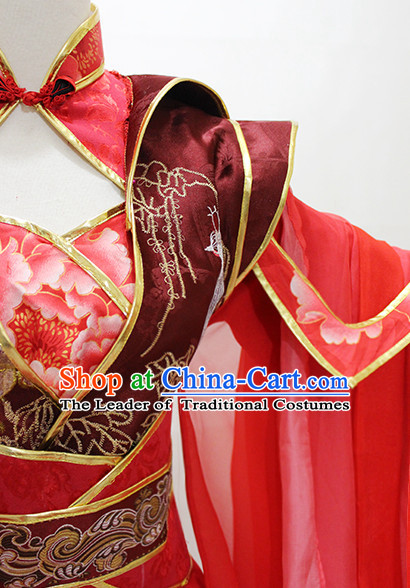 Ancient Chinese Stage Palace Princess Costume National Costume Halloween Costumes Hanfu Chinese Dresses Chinese Clothing