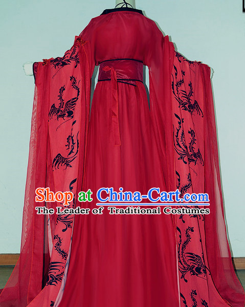 Chinese Traditional Princess Hanfu Dress Ancient Chinese Lady Costumes Complete Set for Women Girls