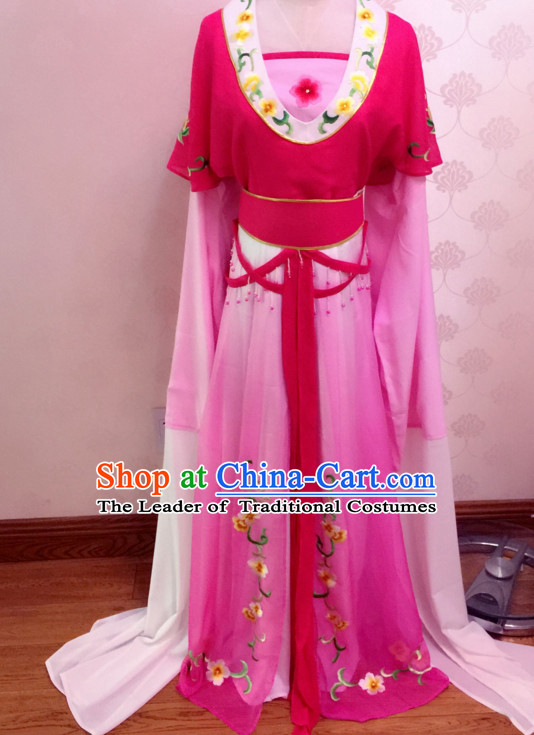 Chinese Yue Opera Costumes Huang Mei Opera Costume Complete Set for Women