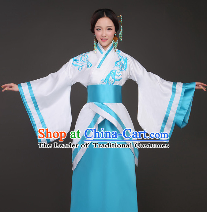Traditional Chinese Hanfu Women Clothes CLassical Dress Complete Set