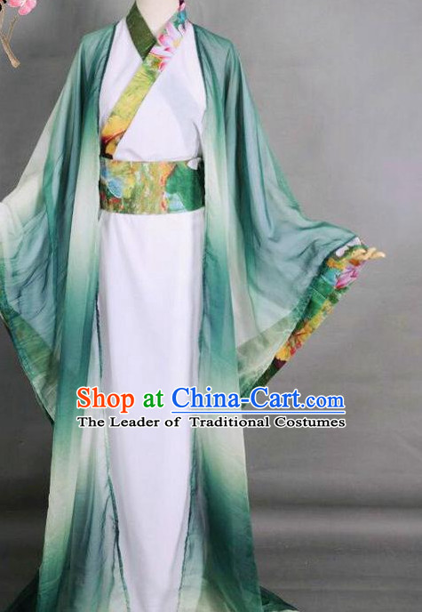 Top Chinese Ancient Costumes Theater and Reenactment Costumes Complete Set for Men