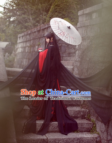 Top Chinese Ancient Swordsman Costumes Theater and Reenactment Costumes Complete Set for Men