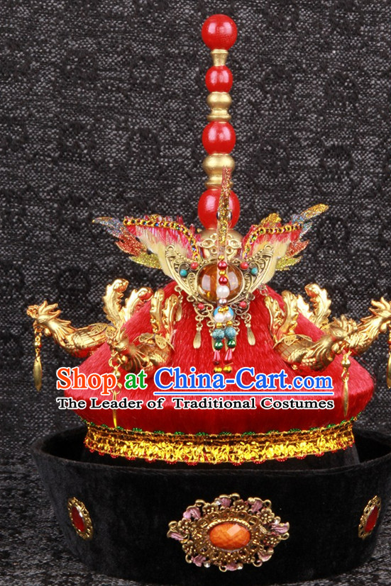 Top Handmade Chinese Ancient Imperial Empress Wedding Phoenix Hat