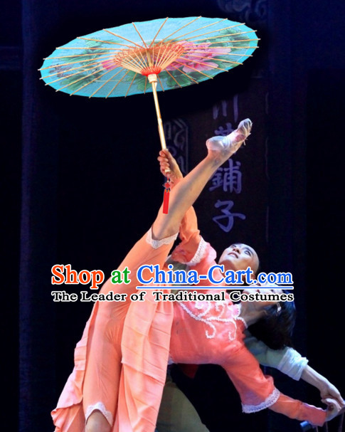 Asian Dance Umbrella China Handmade Classic Umbrellas Stage Performance Umbrella Dance Props