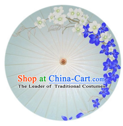 Asian Dance Umbrella China Handmade Traditional Painting Umbrellas Stage Performance Umbrella Dance Props